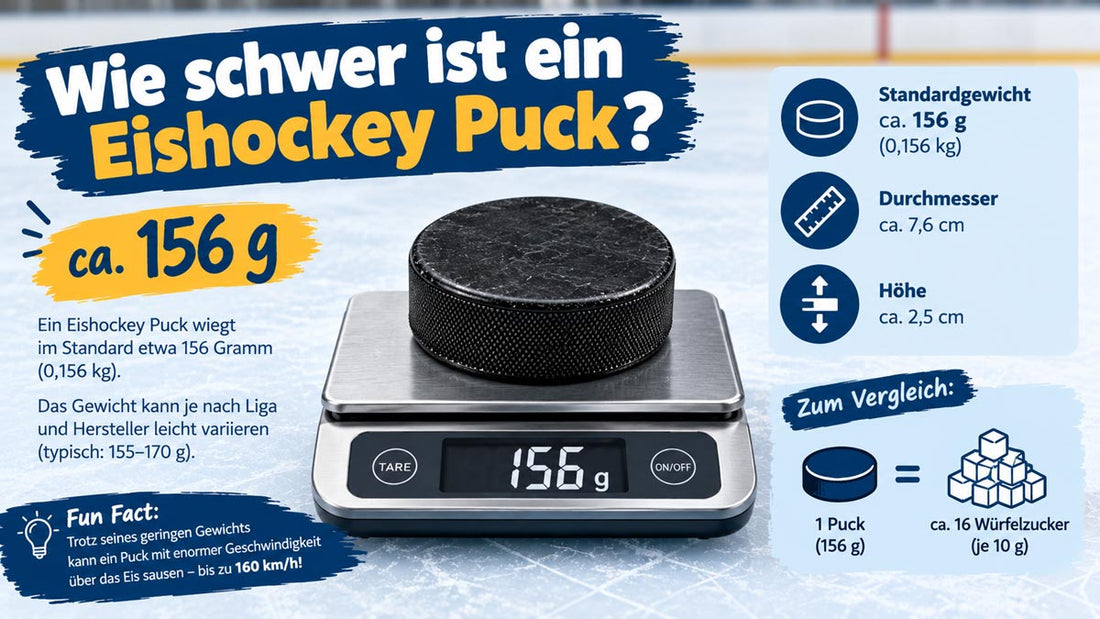 Wie schwer ist ein Eishockey-Puck? Gewicht, Größe und Maße im Überblick