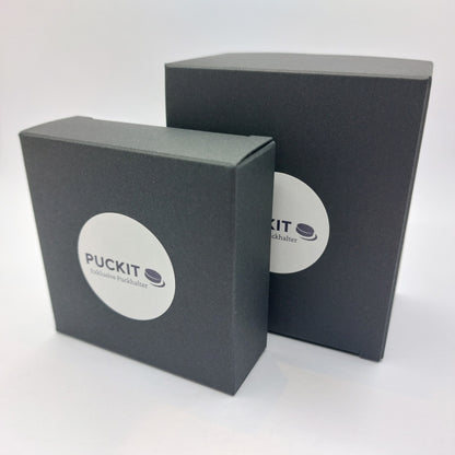 Eishockey Puckhalter Set Classic Schwarz personalisiert