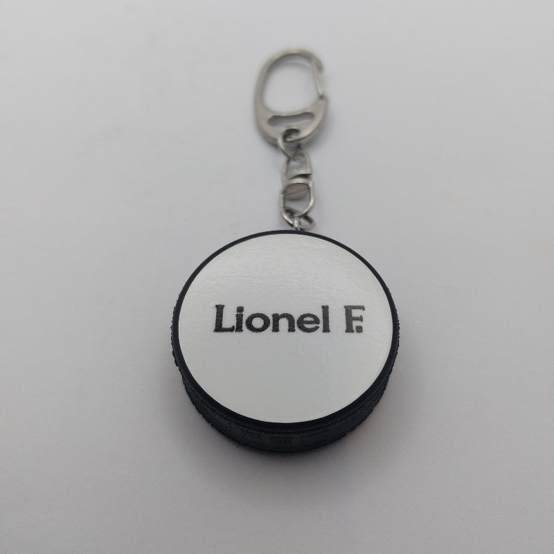 Schlüsselanhänger Eishockeypuck Personalisiert