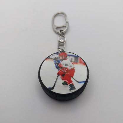 Schlüsselanhänger Eishockeypuck Personalisiert